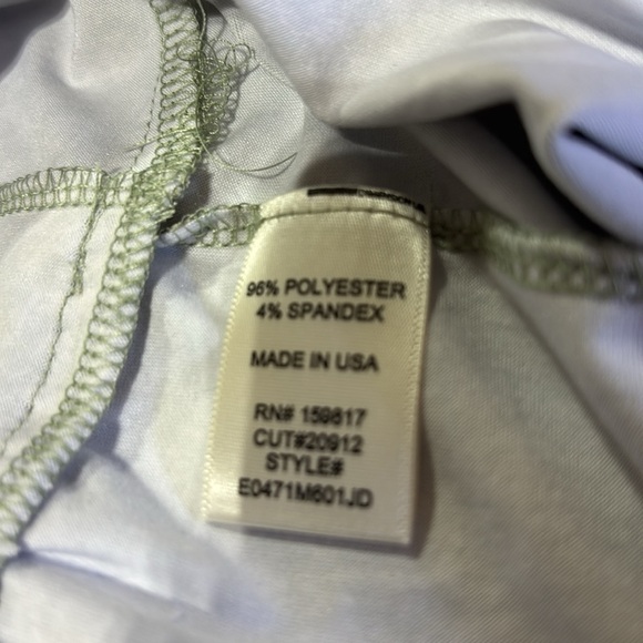 ALTAR’D STATE Green Floral,double ruffle hemline,ruffle scoop neck,shirred waist - Picture 6 of 8